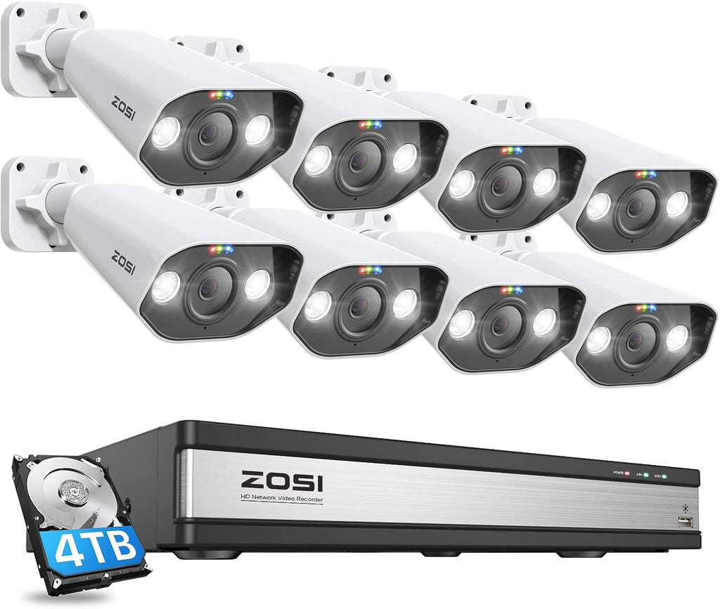 4K Ultra HD Security Cameras System, 4 Channel DVR with 2TB Hard Drive and 4 x 4K Bullet Cameras N635