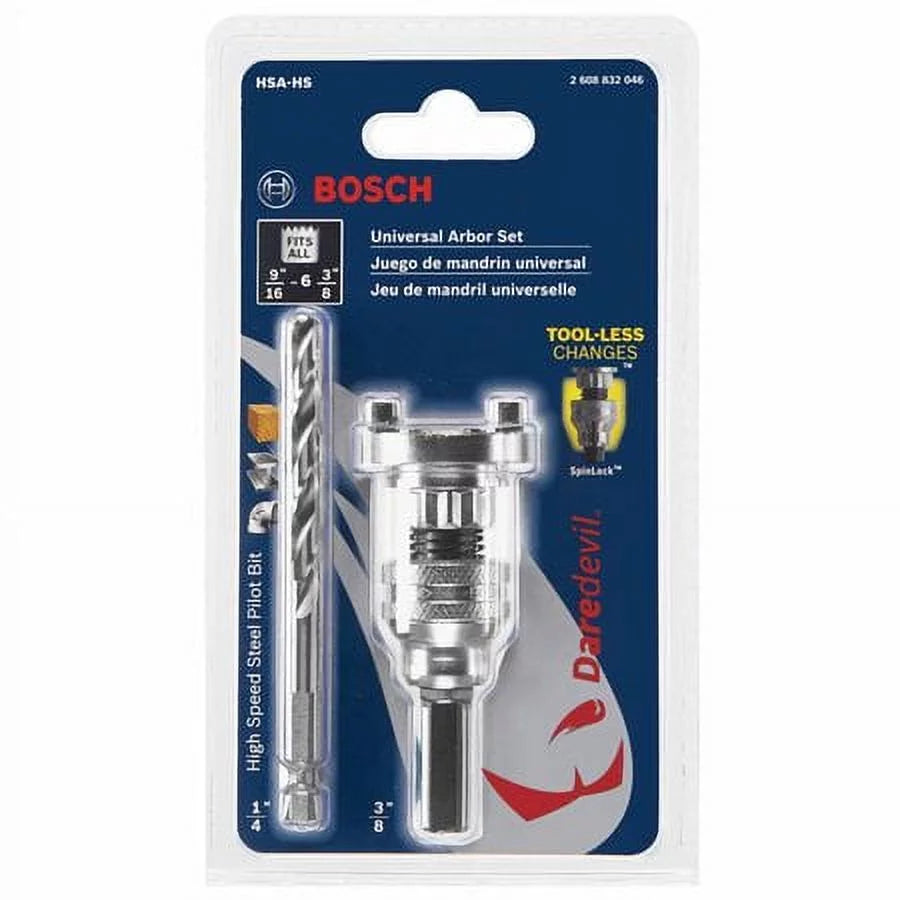 Quick Change Arbor with High-Speed Steel Pilot Bit L8168