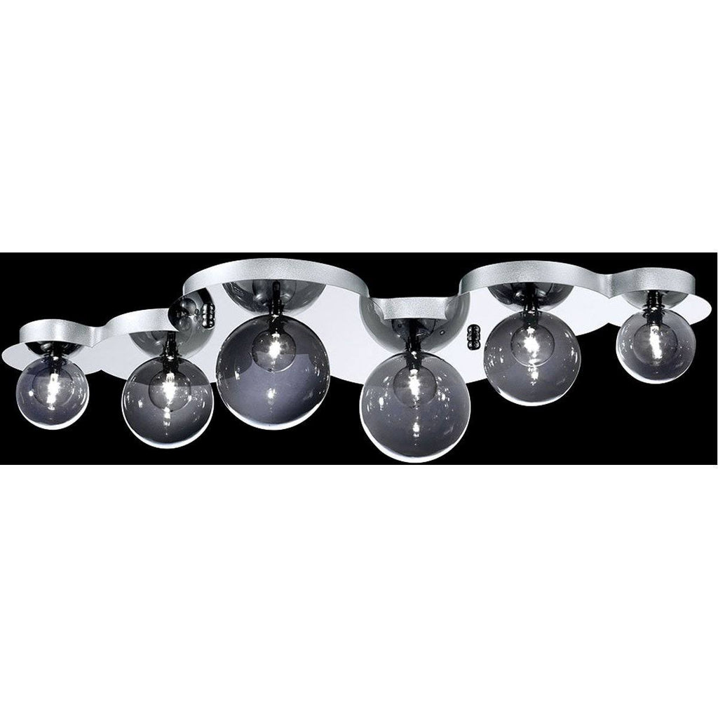 Chrome Flush Mount Light F984