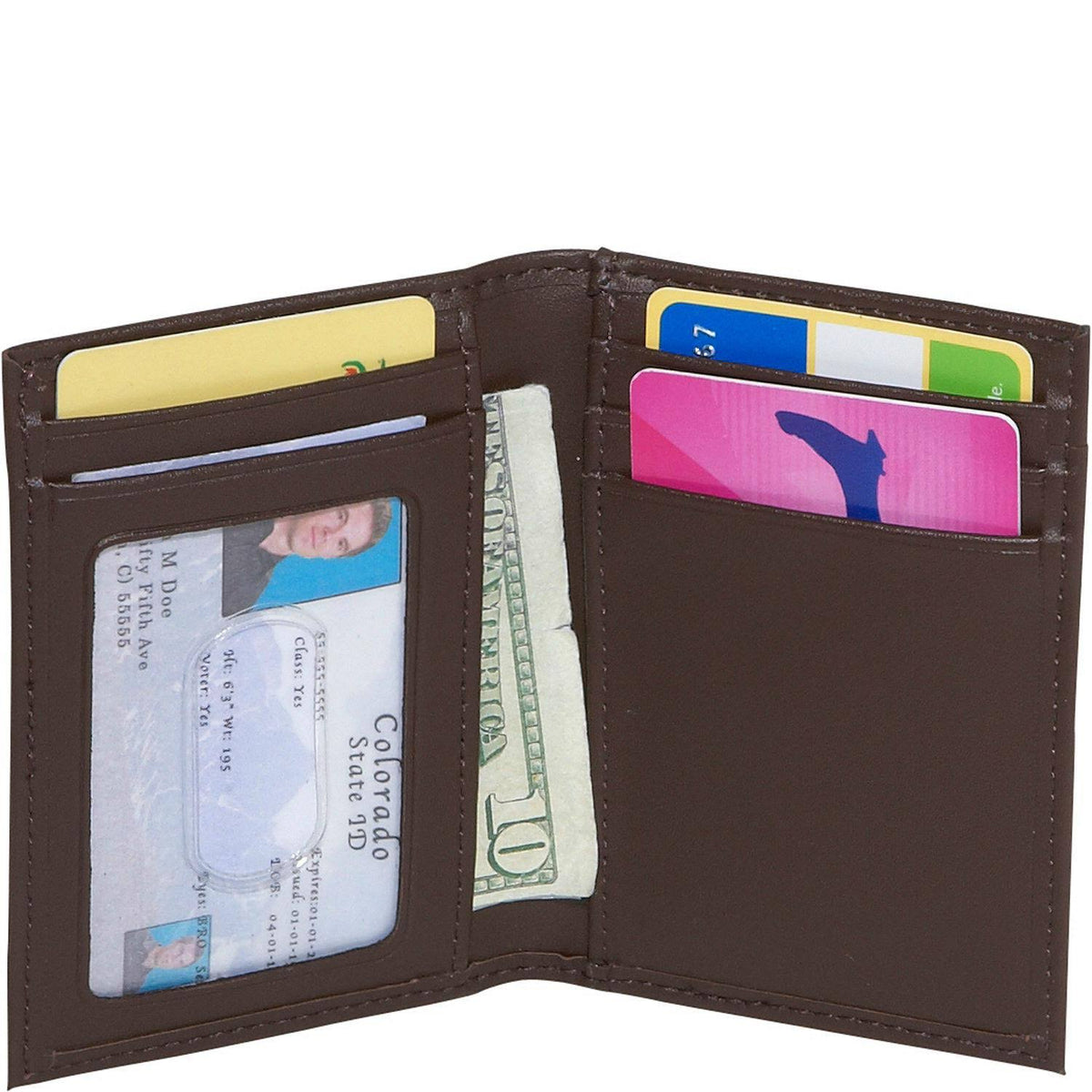 Black Leather Card Case X37675