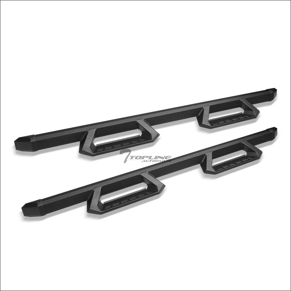 Matte Black Aluminum Drop Step Side Nerf Bars Rail Running Boards S7536