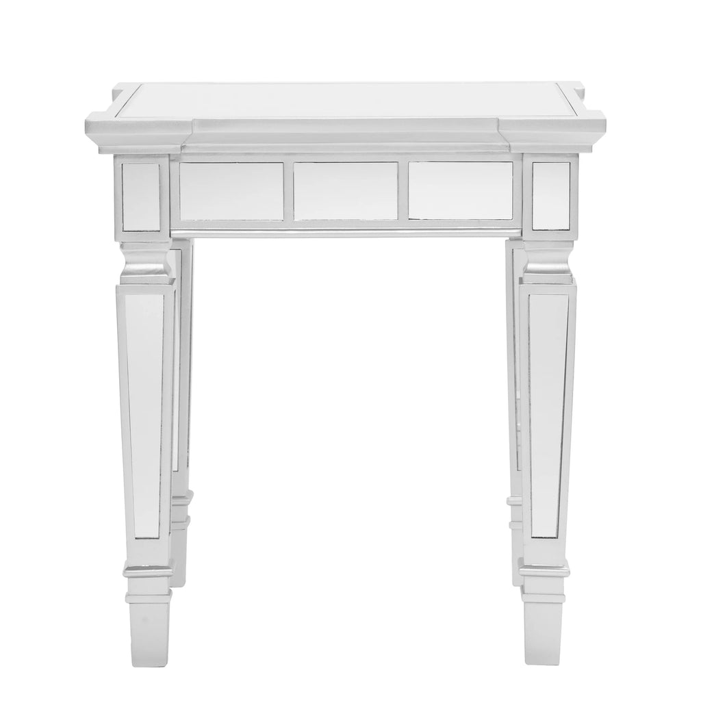 Mirrored Square End Table A9618