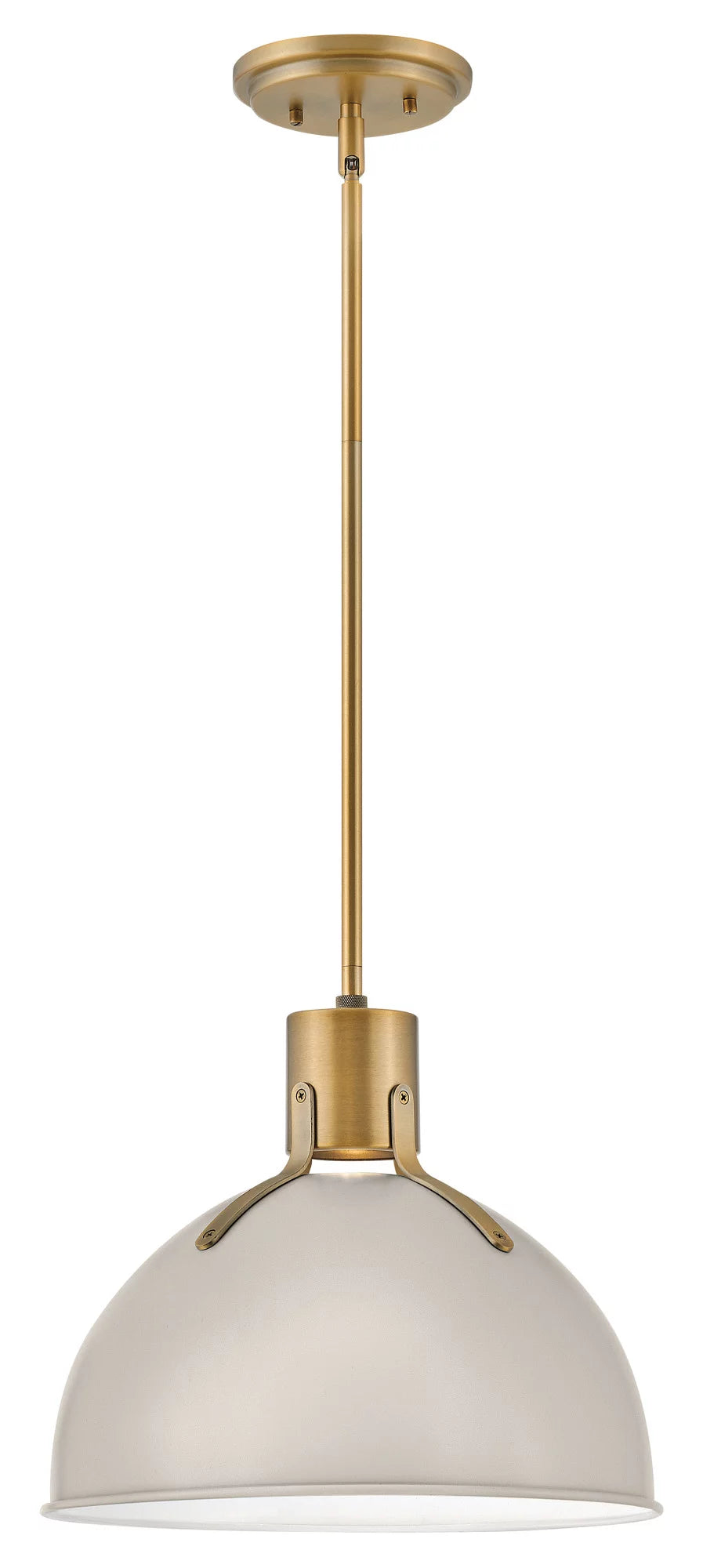 14 Inch 6.5W 1 LED Small Pendant Satin Black Finish N97259