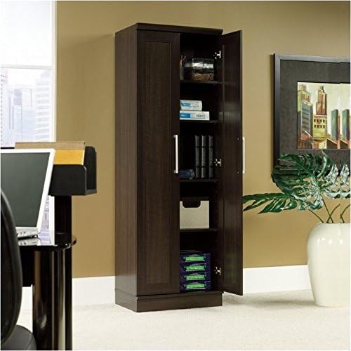 Wood Storage Cabinet in Dakota Oak I548