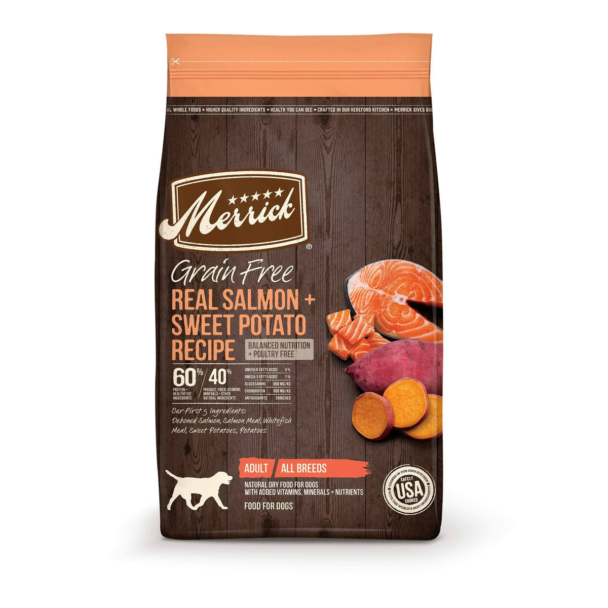 Grain Free Salmon Sweet Potato Dry Dog Food, 22 lbs N328659