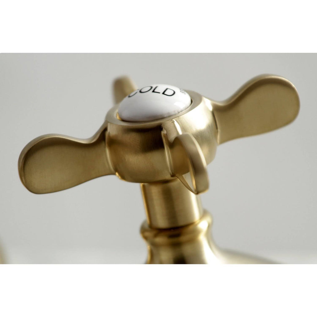 Polished Brass Widespread Lavatory Faucet D72753