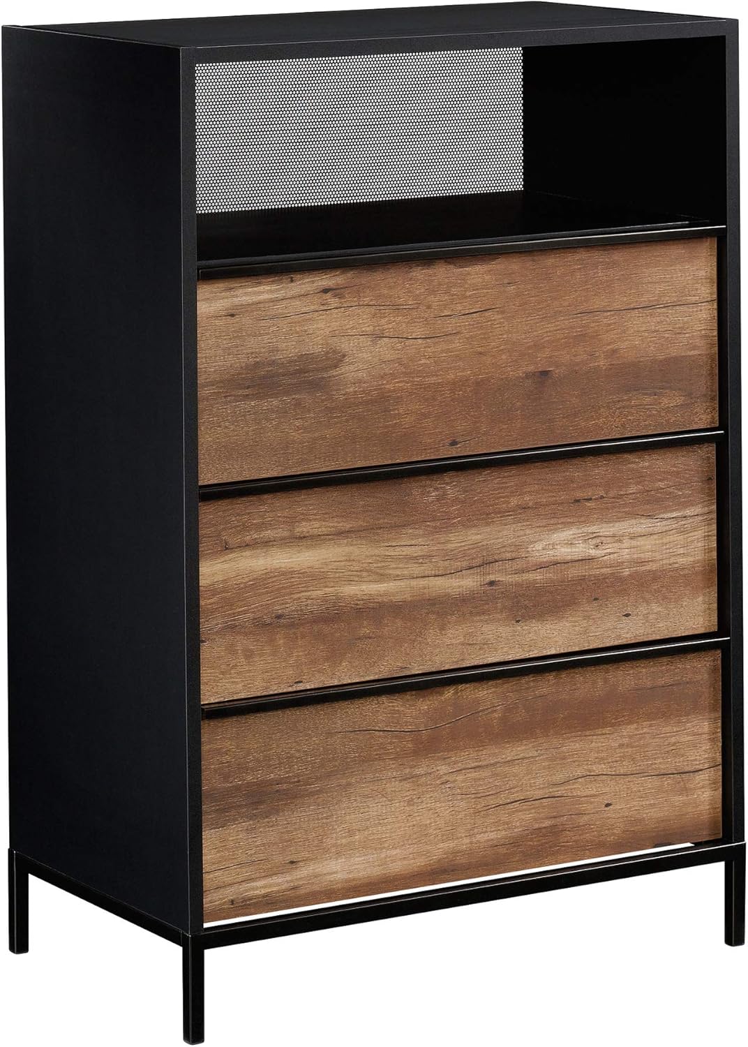 Black 3-Drawer Chest P1393