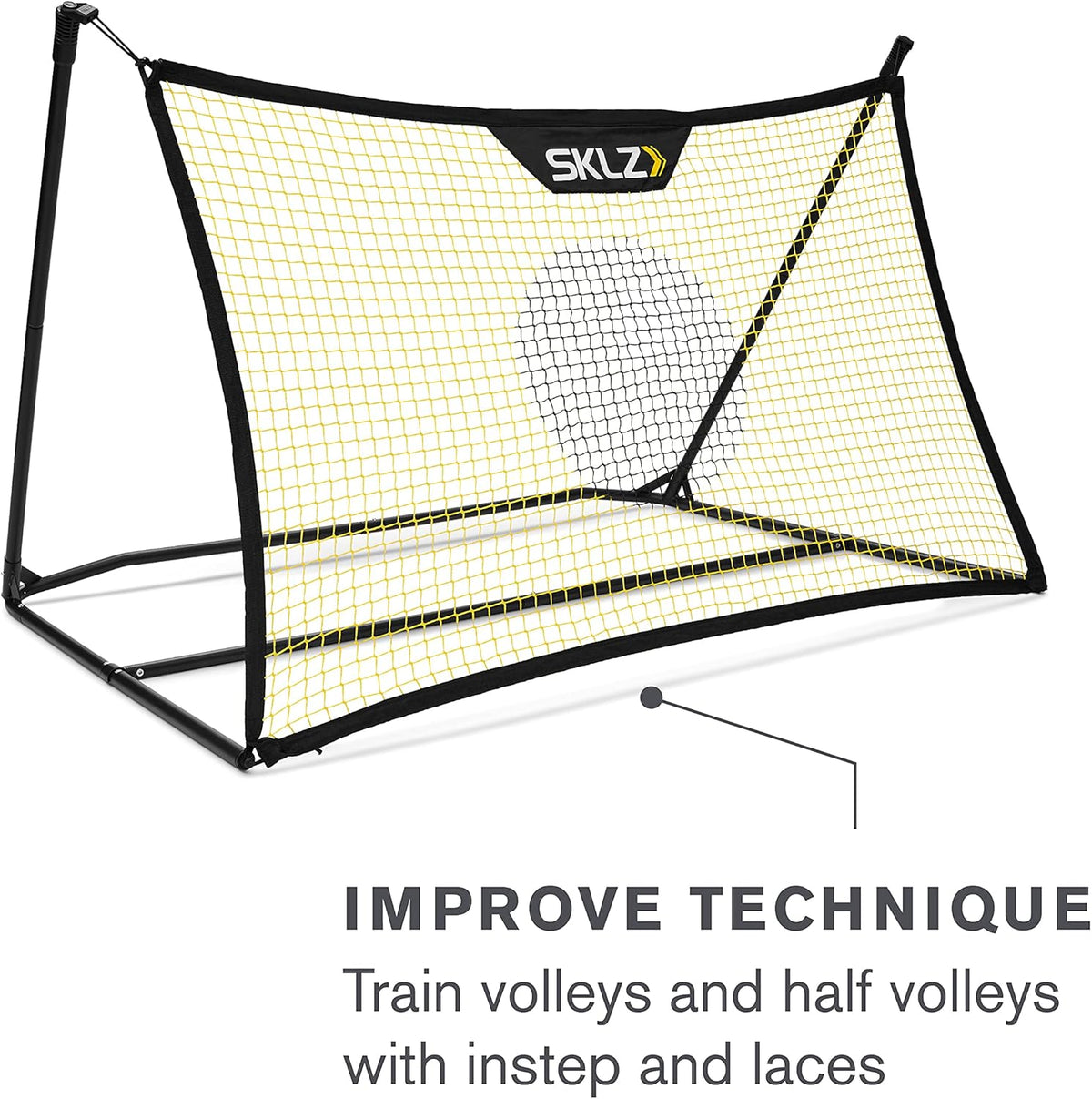 Solo Soccer Net Trainer and Rebounder with Carry Bag Q764830