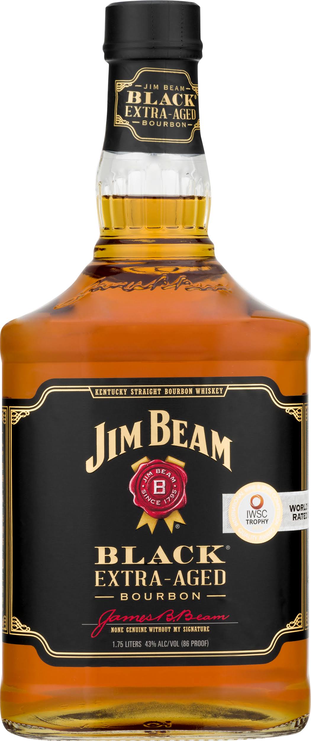 Black Aged 8 Year Old Bourbon - 1.75 L bottle L161302