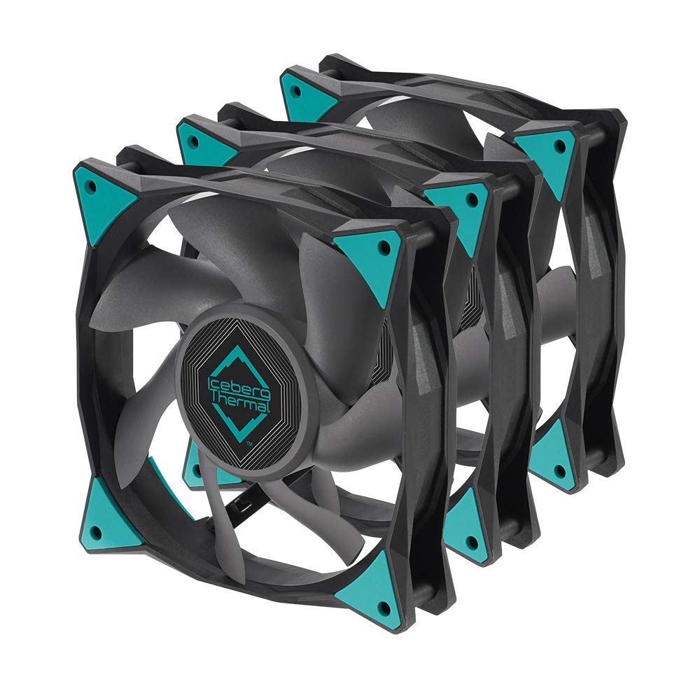 Black 120mm PWM Case Fan (3-Pack) S6370