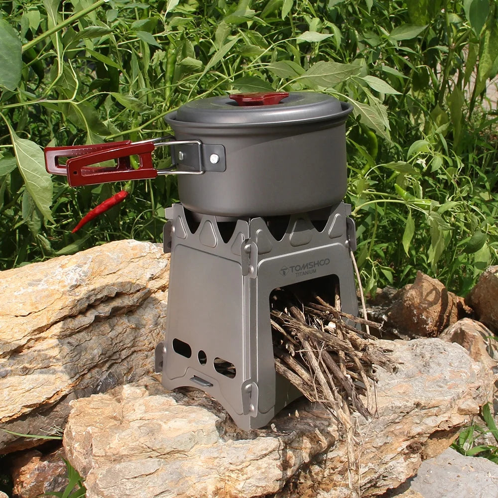 Titanium Wood Burning Backpacking Stove M494