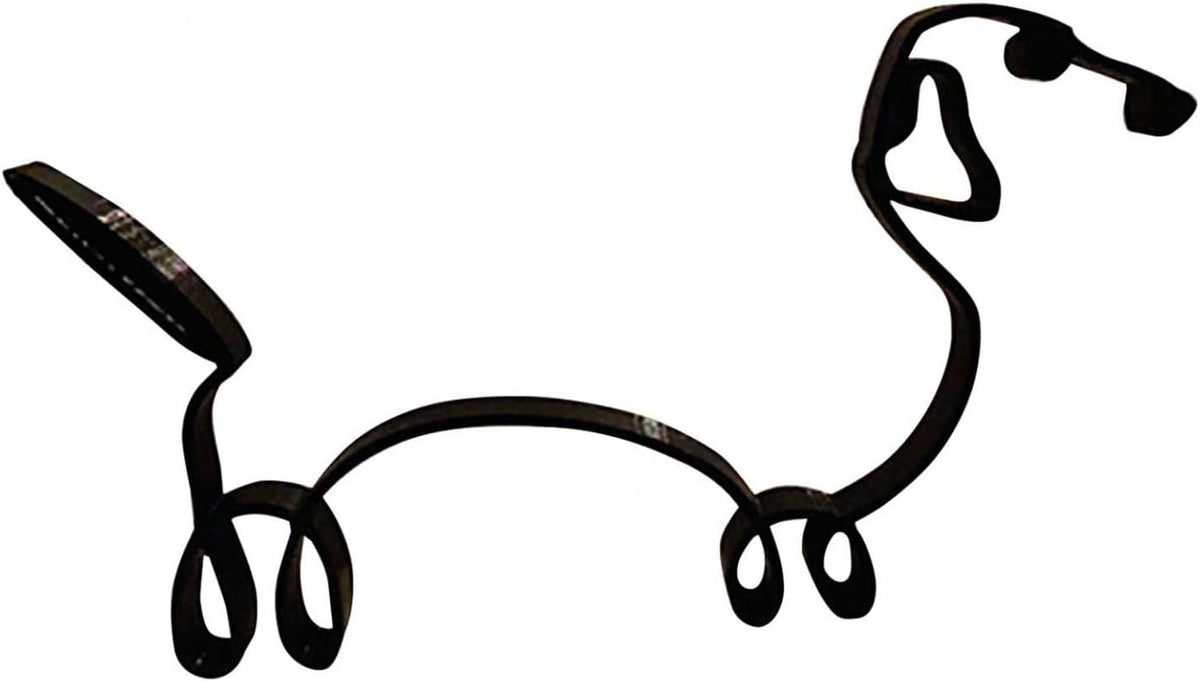 Metal Abstract Dog Line Drawing Sculpture G402829