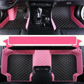 Gray Black Non-Slip Leather Floor Mats U424