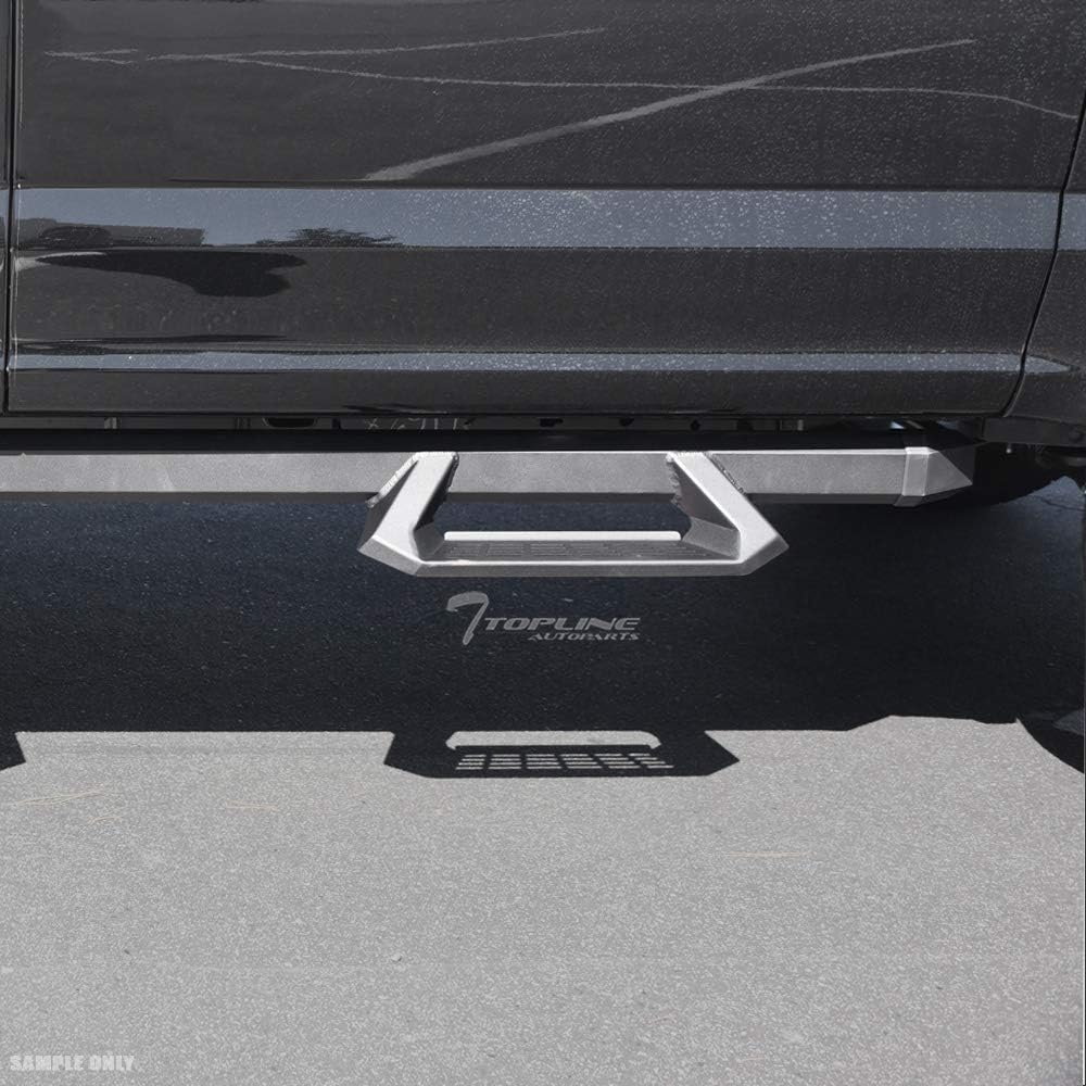 Matte Black Aluminum Drop Step Side Nerf Bars Rail Running Boards S7536