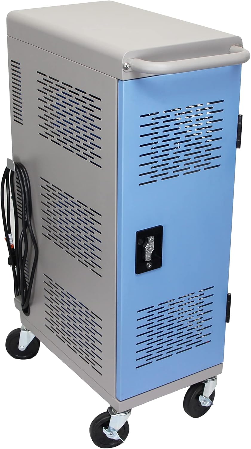 Locking Laptop Charging Cart for 18 Devices T876