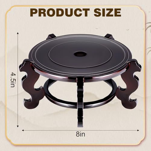 8 Inch Wooden Plant Stand I560748