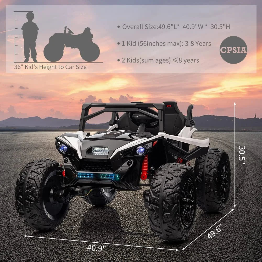 24V Ride on Car 2 Seats UTV with Remote Control J1199