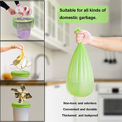 Biodegradable 4-6 Gallon 100 Counts Extra Thick Small Trash Bags A1900
