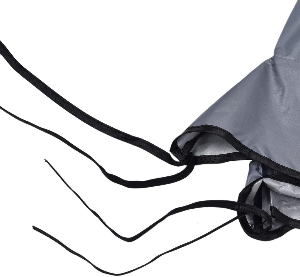 3 Seats Outdoor Canopy Swing Glider with Cushion Cover (Grey) U166