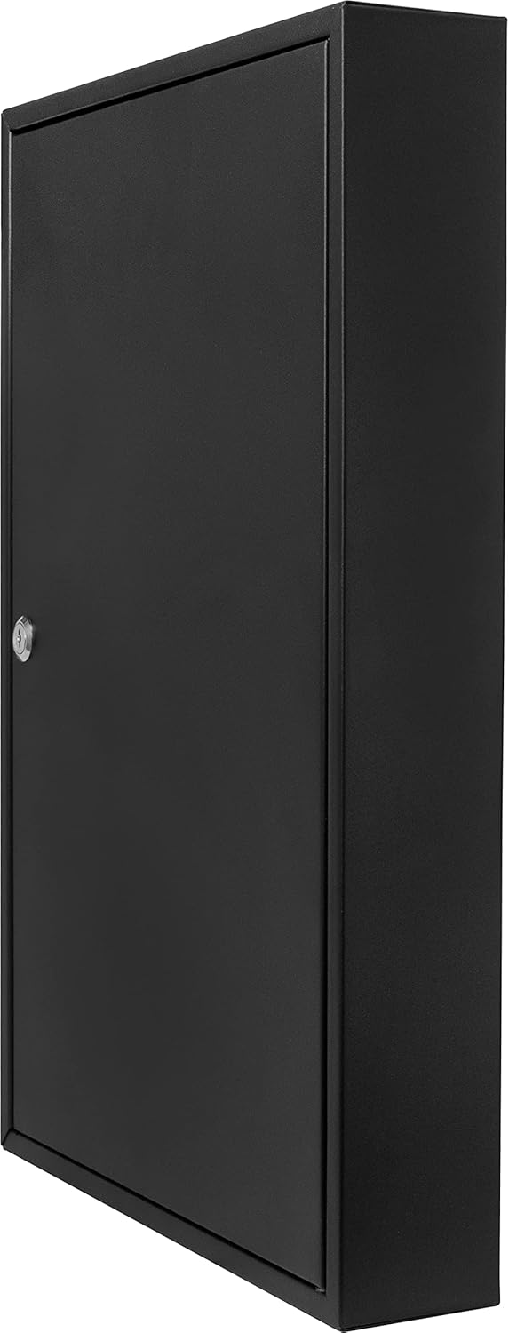 Black Adjustable Key Cabinet Lock Box W3047
