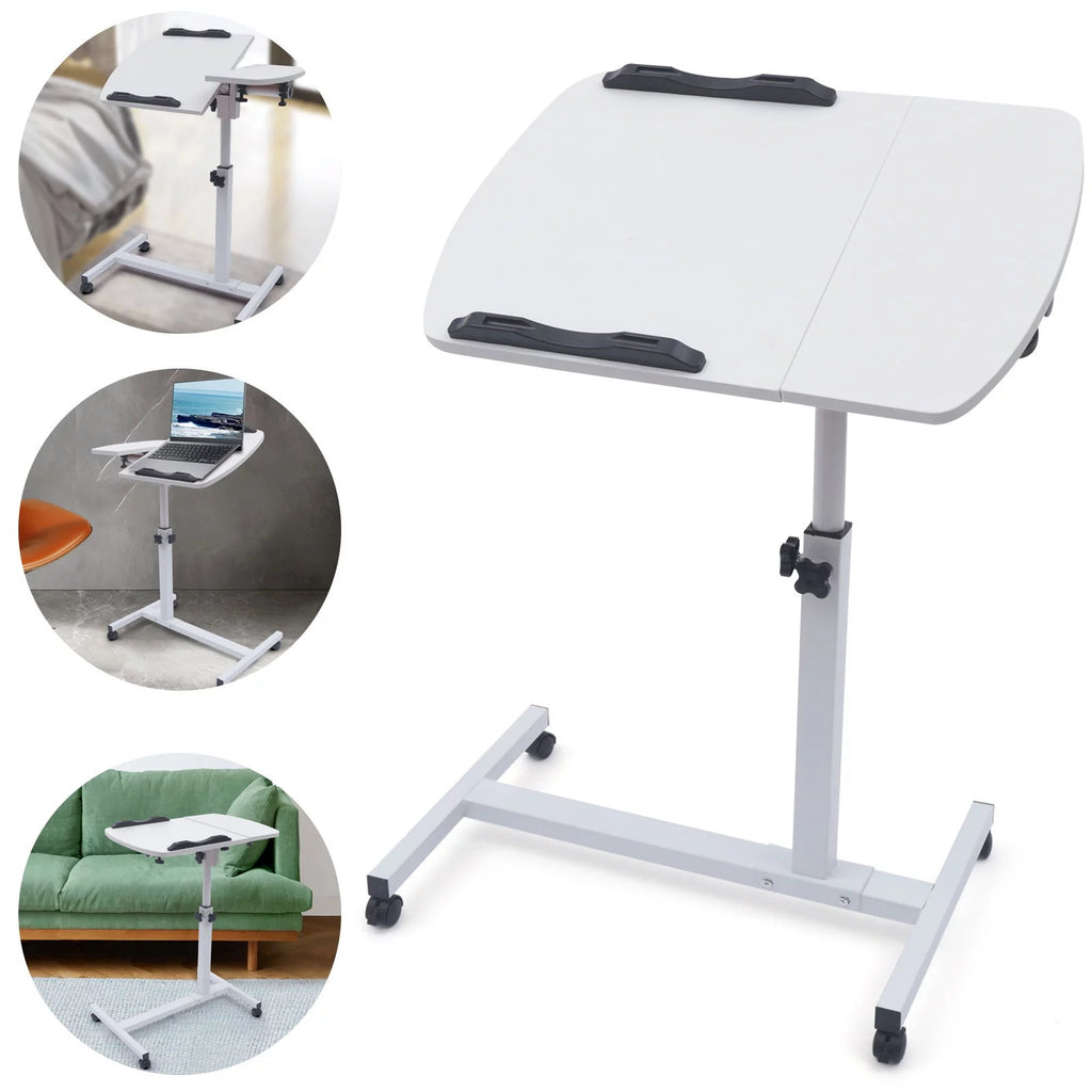 Rolling Laptop Desk Adjustable Computer Desk P9357