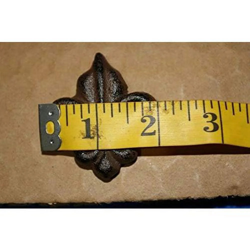 Cast Iron Fleur De Lis Cabinet Knobs, Pack Of 30 K405653