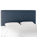 Upholstered Panel Headboard California King Navy V6222
