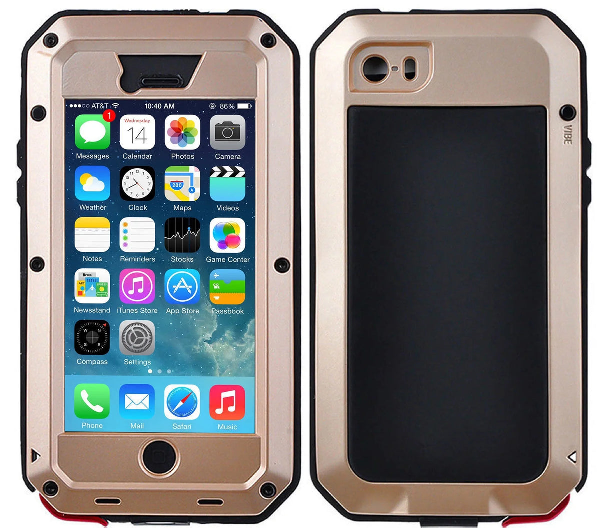 Heavy Duty Shockproof Aluminum Metal Case for iPhone 6 Plus B837