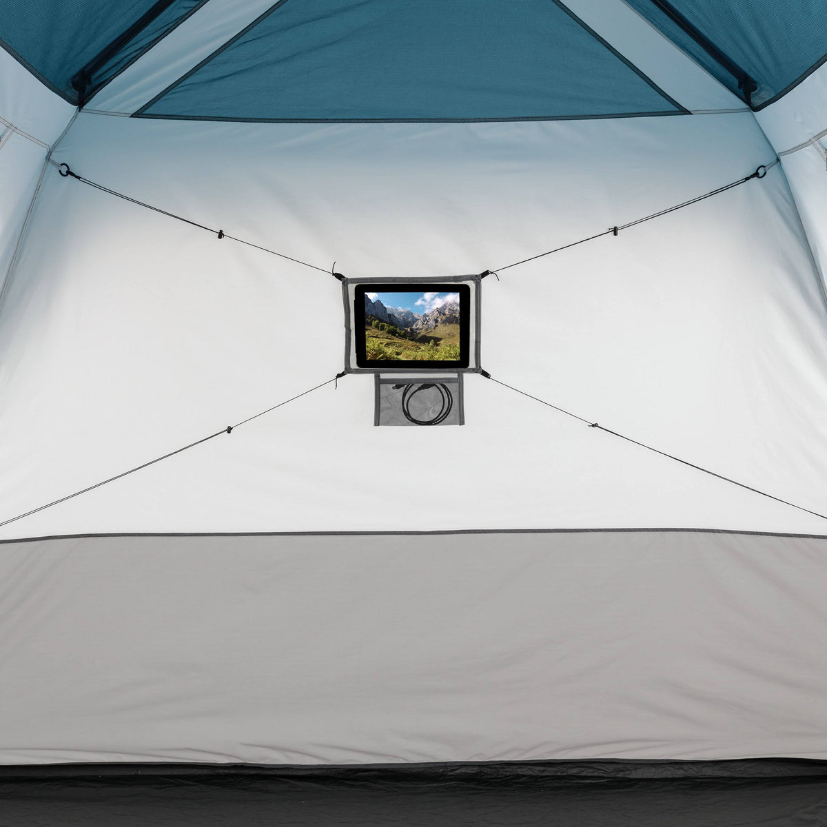 6-Person Instant Cabin Tent with LED Light D4329