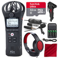 Portable Digital Recorder with Lavalier Mic, Headphones, Tripod and Batteries S495027