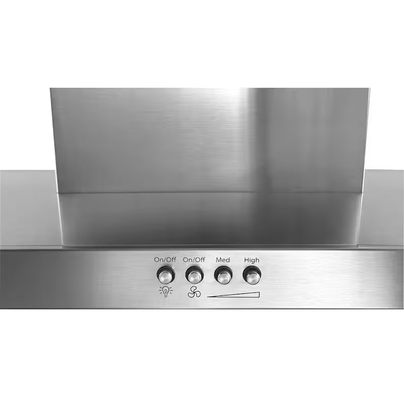 36 in. Steel Wall Mount Flat Range Hood V875353
