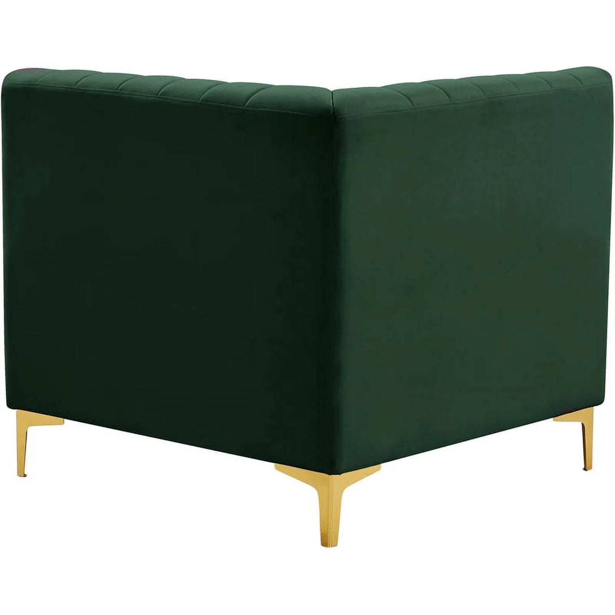 Green Velvet Corner Chair Z912042