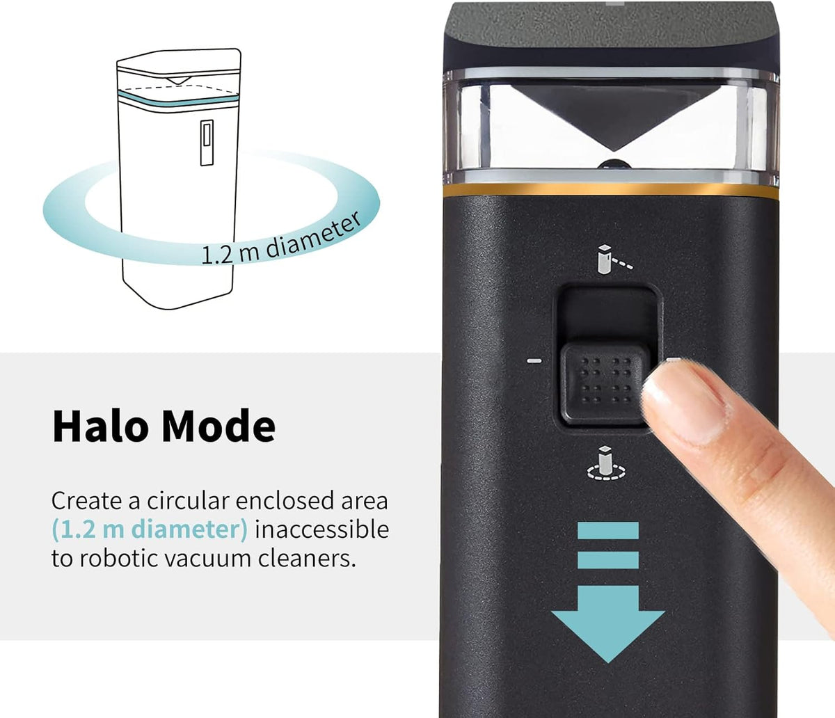 2 Pack Virtual Wall Barrier Compatible with iRobot Roomba Series Robots U7500