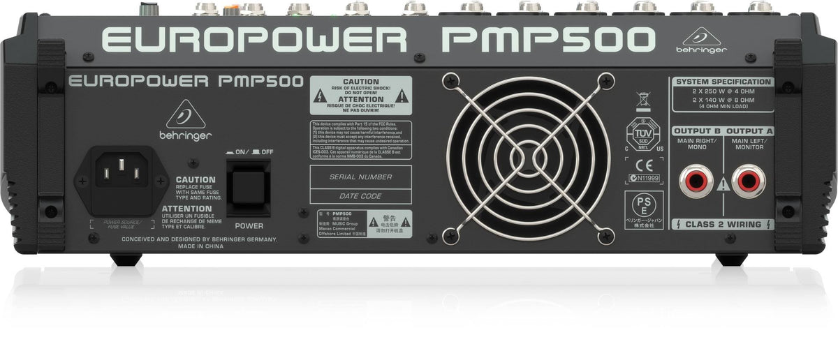 500-Watt 12-Channel Powered Mixer H14457