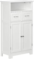 Grey Bathroom Cabinet Organizer with Two Drawers L81778