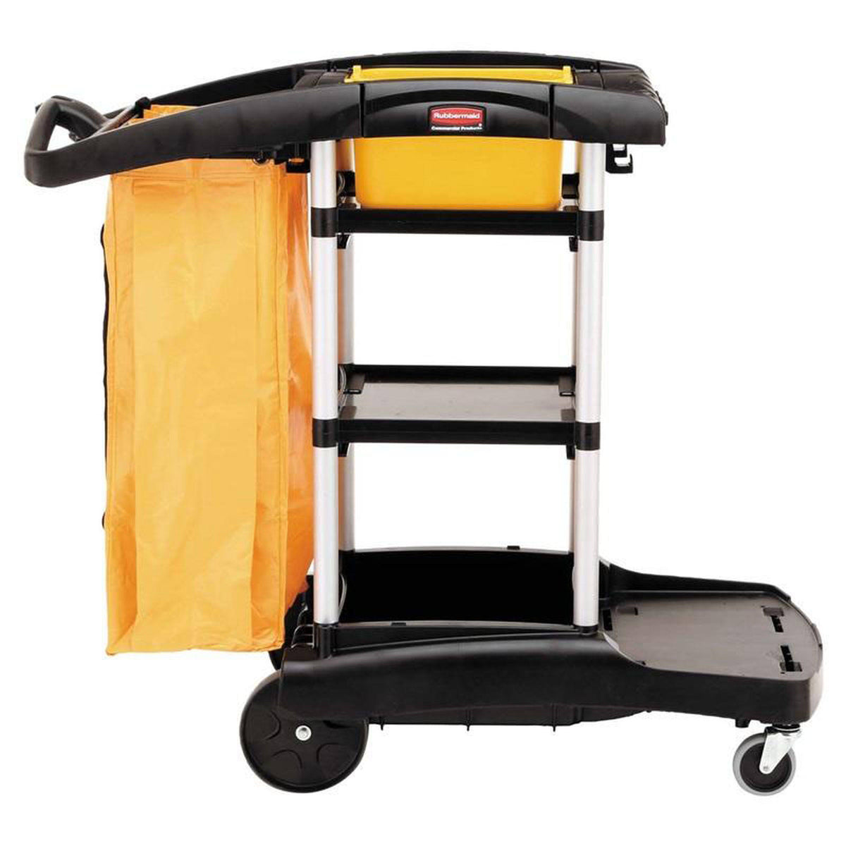 Black High Capacity Cleaning Cart Q21466