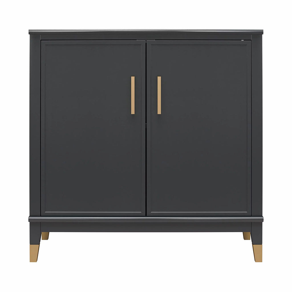 Black 2-Door Accent Cabinet P109674