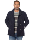 Men's Classic Double Breasted Peacoat X39466