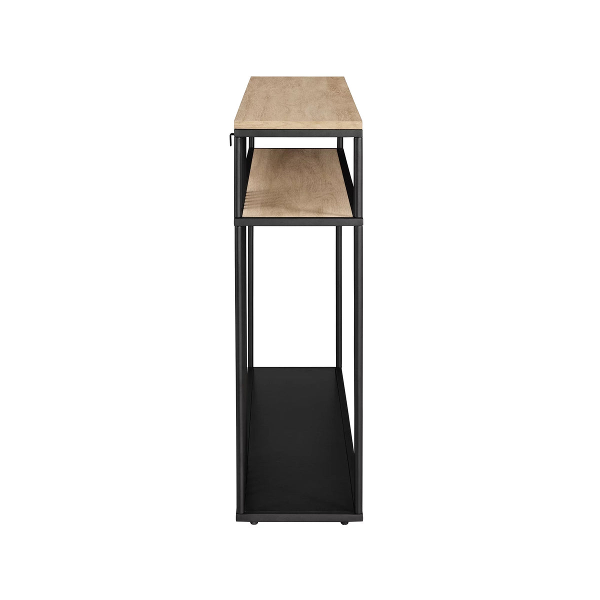 41" Slatted-Side Metal Console Table K818