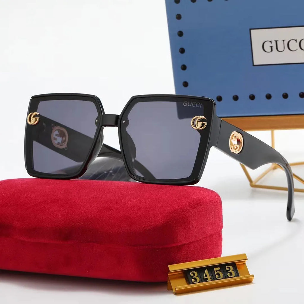 Double G Graffiti Printing Sunglasses T8604