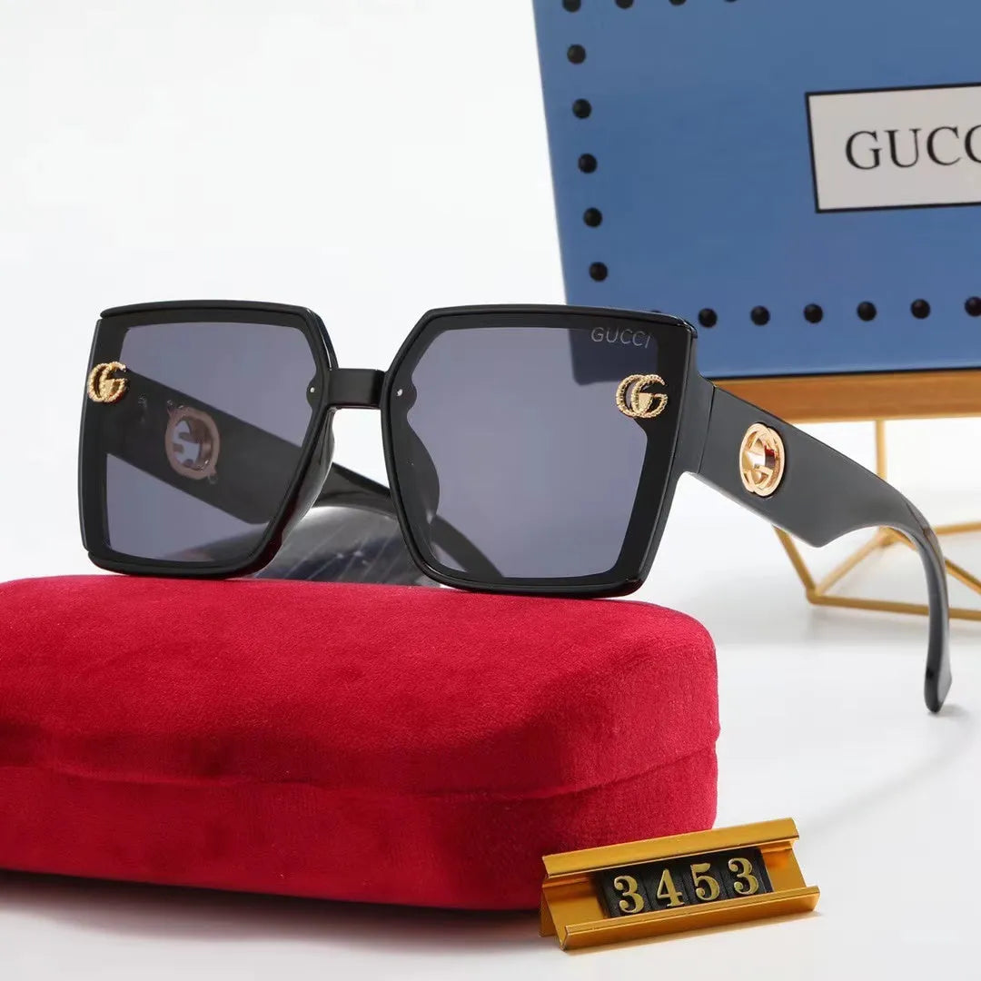 Double G Graffiti Printing Sunglasses T8604