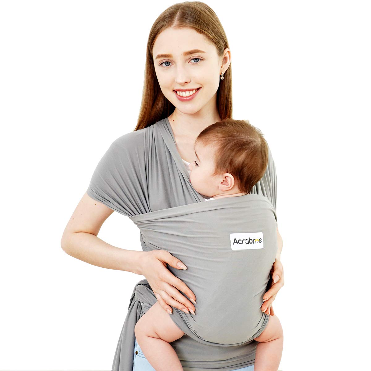 Heather Grey Baby Wrap Carrier Pack of 2 Q586811
