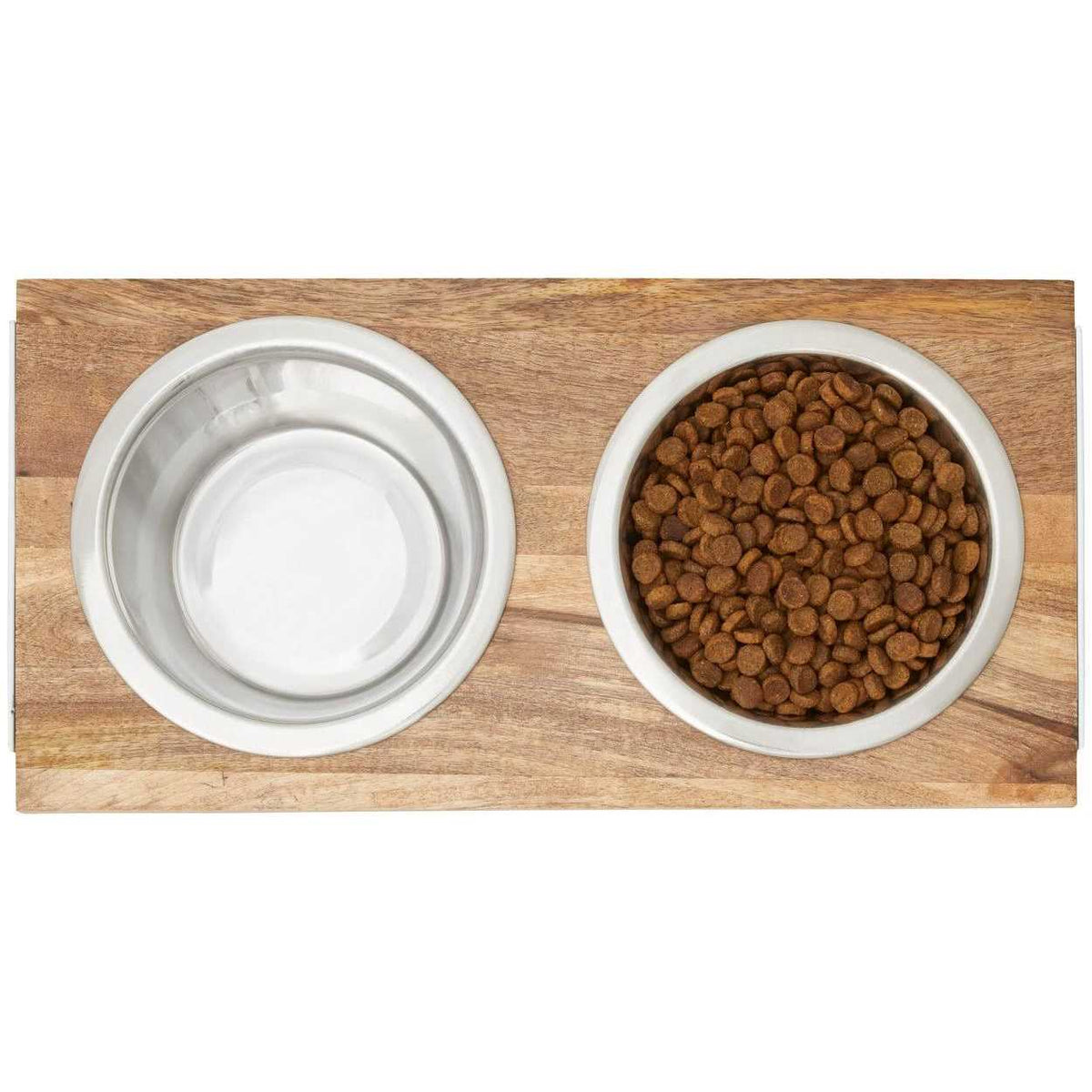 Wooden Double Bowl Diner R716