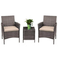 3 Piece Rattan Bistro Patio Furniture Set I343475