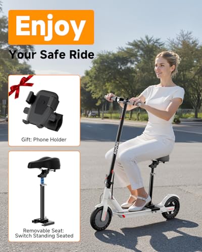 Electric Scooter with Seat, 16 Mph, 8.5'' Tire, 350W Motor J6294