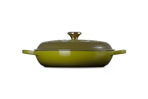 Enameled Cast Iron Braiser, 3.5 qt., Artichaut F347