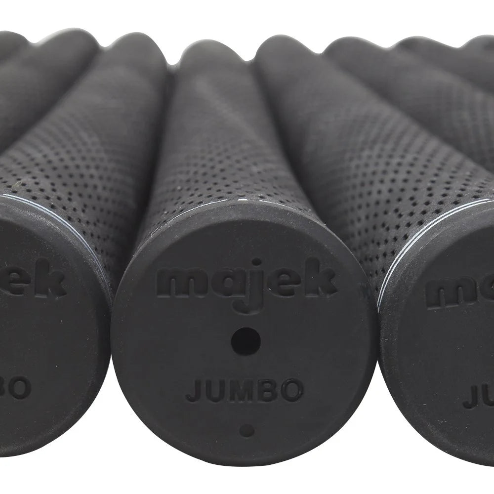 Jumbo Black Golf Grips and Grip Kit (8 grips, grip tape, clamp, instructions) O8163