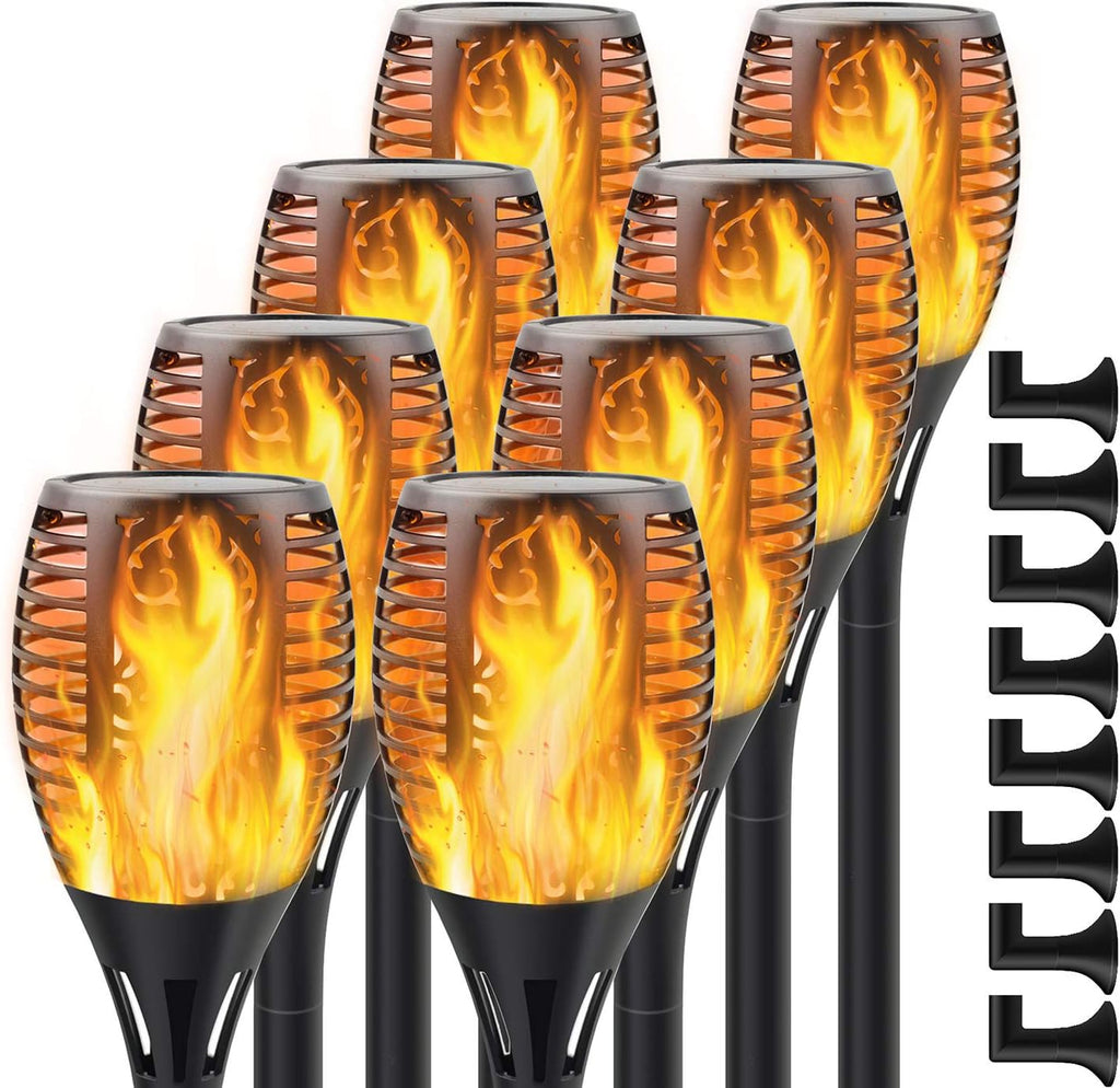 8 Pack Solar Flame Torch Lights S81779