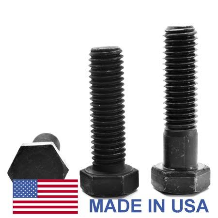 7/8 inch-14 x 5 1/2 inch Fine Thread Grade 5 Hex Cap Screw Black Oxide Pk 17 Q539252