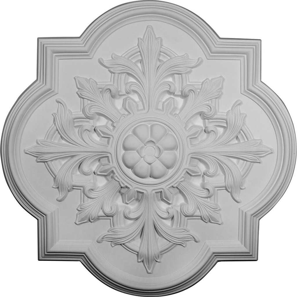 Bonetti Ceiling Medallion, Hand-Painted Bronze I2201